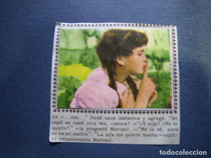 Coleccionismo cromos antiguos: 2 Cromos pegados de Marisol - Foto 1