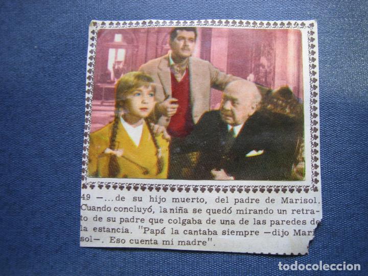 Coleccionismo cromos antiguos: 2 Cromos pegados de Marisol - Foto 2