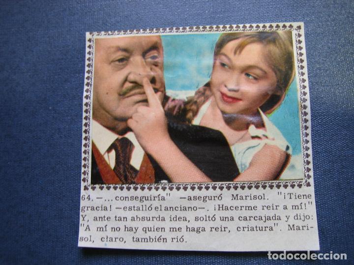 Coleccionismo cromos antiguos: 2 Cromos pegados de Marisol - Foto 2