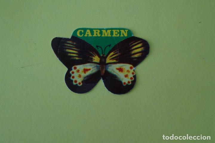 Coleccionismo cromos antiguos: CROMO MARIPOSA DE:CARMEN - Foto 1