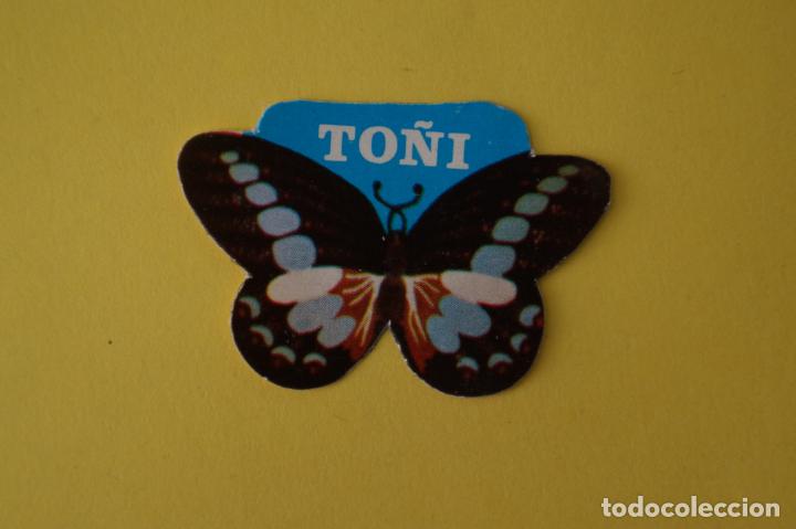 Coleccionismo cromos antiguos: CROMO MARIPOSA DE:TO&Ntilde;I - Foto 1