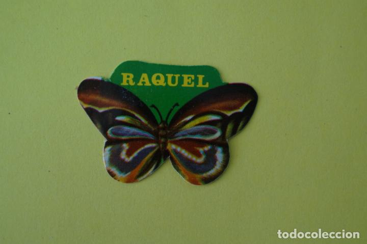 Coleccionismo cromos antiguos: CROMO MARIPOSA DE:RAQUEL - Foto 1