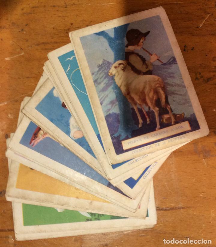 Coleccionismo cromos antiguos: COLECCI&Oacute;N DE 36 RECETAS- CROMOS AMATLLER - Foto 1