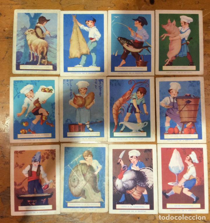 Coleccionismo cromos antiguos: COLECCI&Oacute;N DE 36 RECETAS- CROMOS AMATLLER - Foto 2