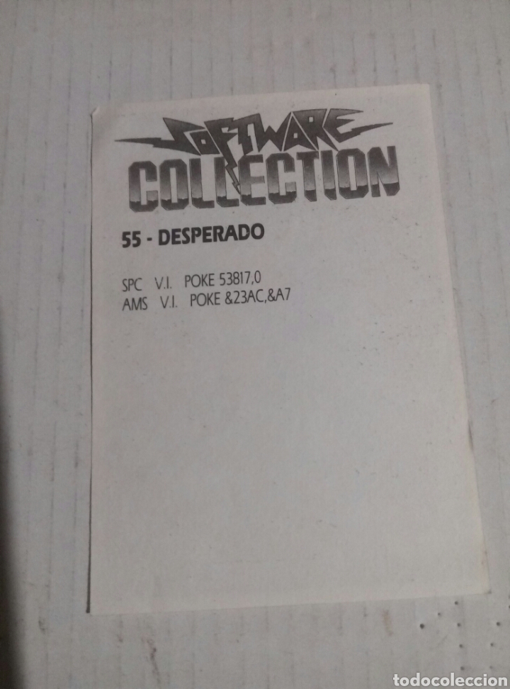 Coleccionismo cromos antiguos: Software collection 55 Desperado - Foto 2
