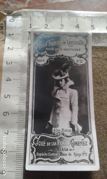Coleccionismo Cromos antiguos: CROMO - GRAN FABRICA DE CHOCOLATE - JOSE DE LAS PE&Ntilde;AS GIMENEZ - MALAGA - SERIE B N&ordm; 37