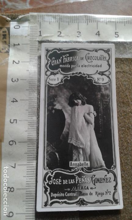 Coleccionismo Cromos antiguos: CROMO - GRAN FABRICA DE CHOCOLATE - JOSE DE LAS PE&Ntilde;AS GIMENEZ - MALAGA - SERIE B N&ordm; 9