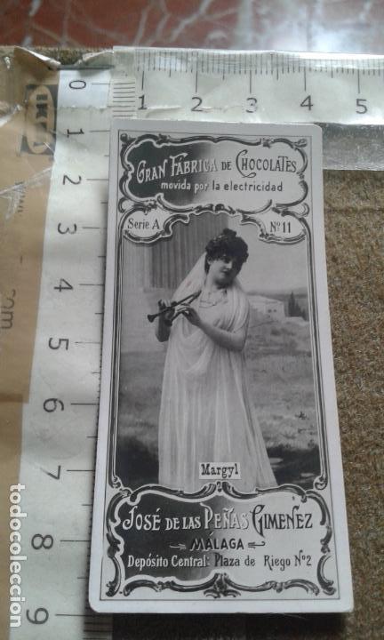 Coleccionismo Cromos antiguos: CROMO - GRAN FABRICA DE CHOCOLATE - JOSE DE LAS PE&Ntilde;AS GIMENEZ - MALAGA - SERIE A N&ordm; 11