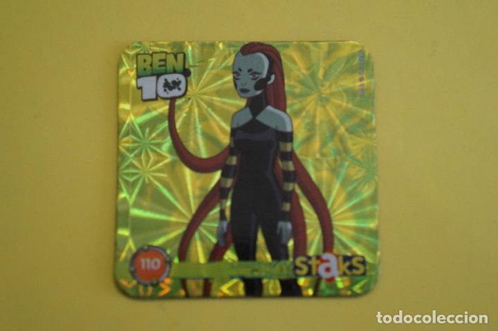 Coleccionismo cromos antiguos: TAZO-STAKS DE BEN 10 N&ordm; 110 DE PANINI - Foto 1