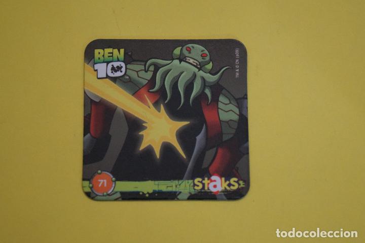 Coleccionismo cromos antiguos: TAZO-STAKS DE BEN 10 N&ordm; 71 DE PANINI - Foto 1