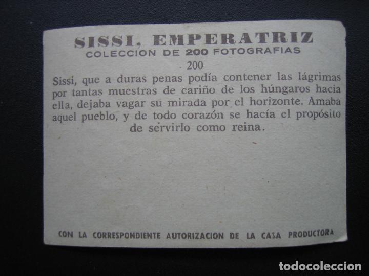 Coleccionismo cromos antiguos: Cromo Sissi Emperatriz - Foto 2