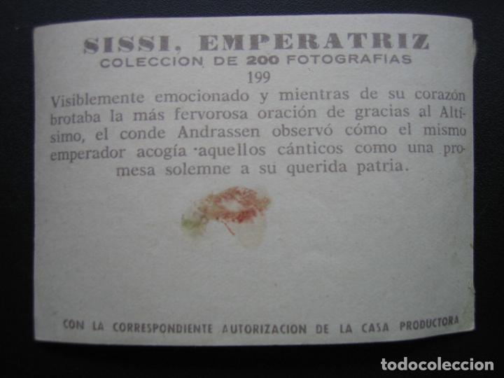 Coleccionismo cromos antiguos: Cromo Sissi Emperatriz - Foto 2