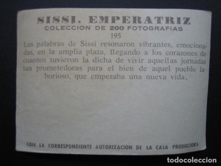 Coleccionismo cromos antiguos: Cromo Sissi Emperatriz - Foto 2