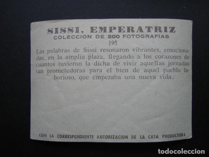 Coleccionismo cromos antiguos: Cromo Sissi Emperatriz - Foto 2