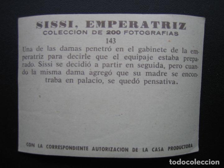 Coleccionismo cromos antiguos: Cromo Sissi Emperatriz - Foto 2