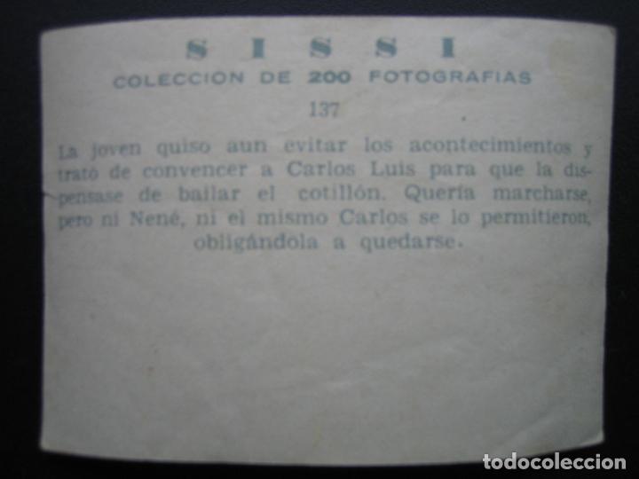 Coleccionismo cromos antiguos: Cromo Sissi Emperatriz - Foto 2