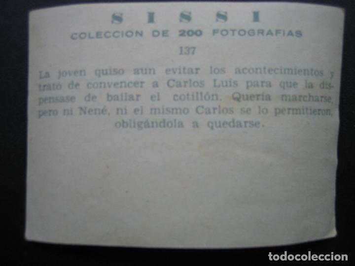 Coleccionismo cromos antiguos: Cromo Sissi Emperatriz - Foto 2