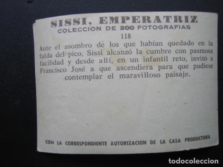 Coleccionismo cromos antiguos: Cromo Sissi Emperatriz - Foto 2