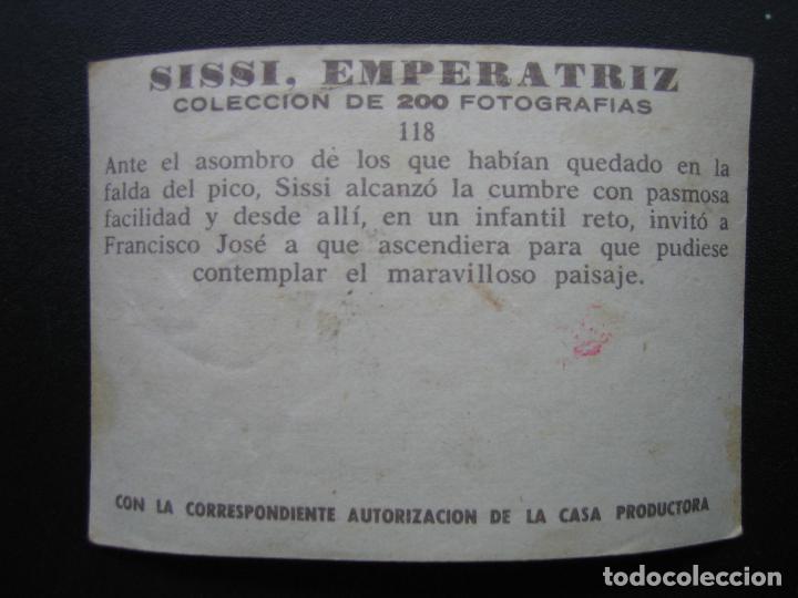 Coleccionismo cromos antiguos: Cromo Sissi Emperatriz - Foto 2