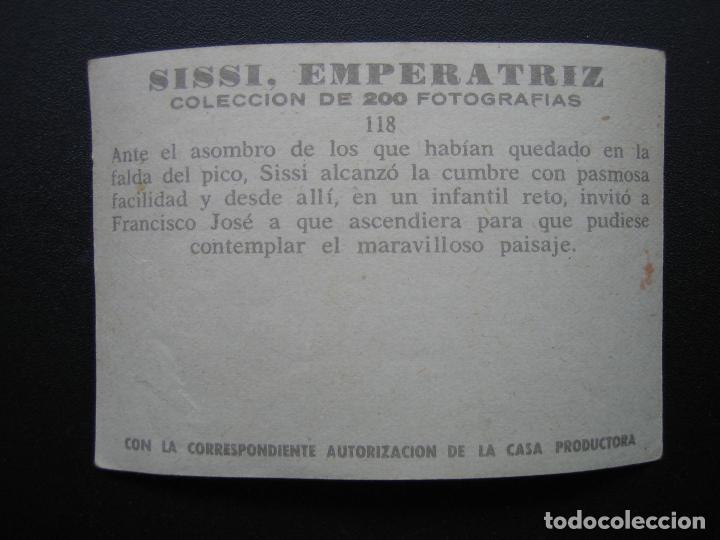 Coleccionismo cromos antiguos: Cromo Sissi Emperatriz - Foto 2