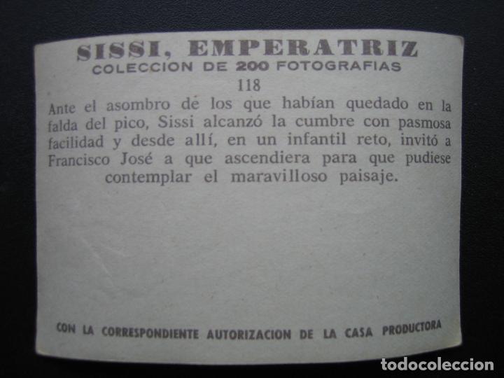 Coleccionismo cromos antiguos: Cromo Sissi Emperatriz - Foto 2