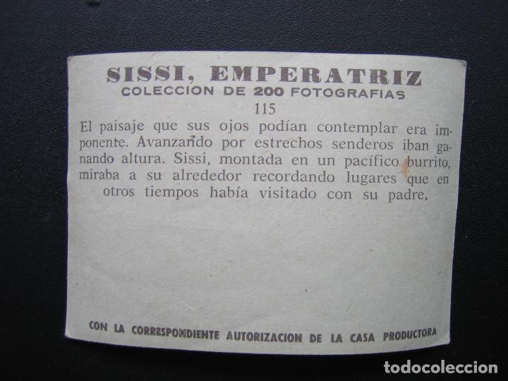 Coleccionismo cromos antiguos: Cromo Sissi Emperatriz - Foto 2