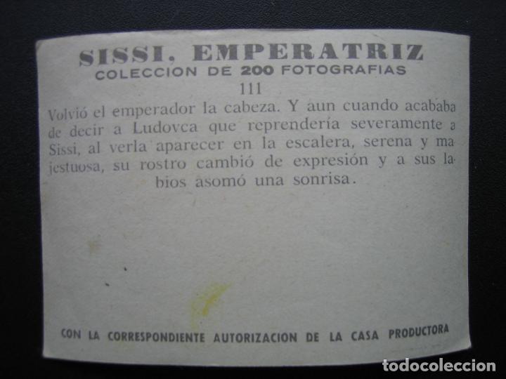 Coleccionismo cromos antiguos: Cromo Sissi Emperatriz - Foto 2
