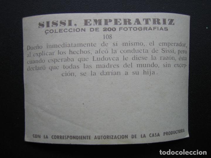 Coleccionismo cromos antiguos: Cromo Sissi Emperatriz - Foto 2