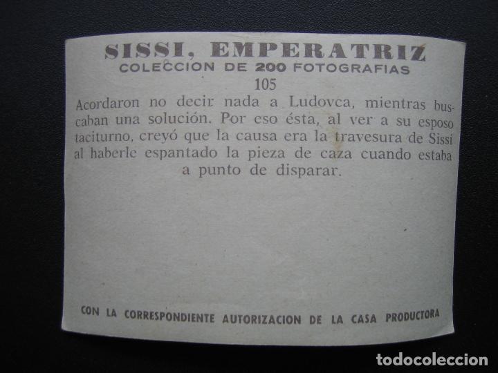 Coleccionismo cromos antiguos: Cromo Sissi Emperatriz - Foto 2
