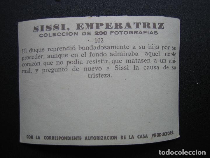 Coleccionismo cromos antiguos: Cromo Sissi Emperatriz - Foto 2