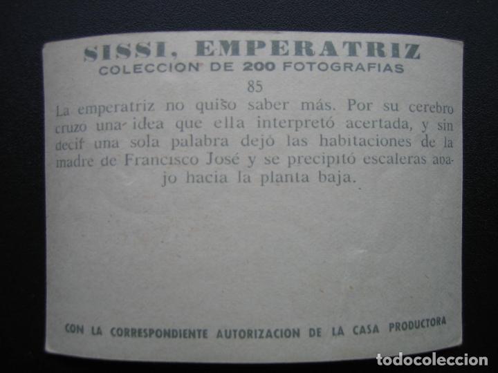 Coleccionismo cromos antiguos: Cromo Sissi Emperatriz - Foto 2