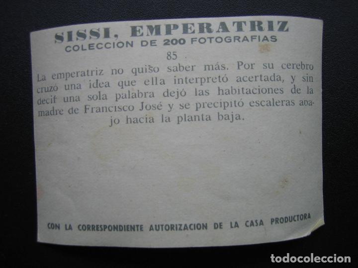 Coleccionismo cromos antiguos: Cromo Sissi Emperatriz - Foto 2
