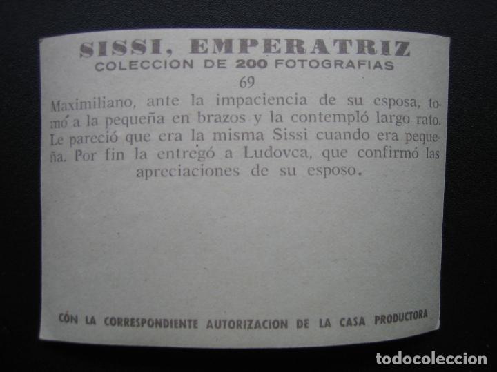 Coleccionismo cromos antiguos: Cromo Sissi Emperatriz - Foto 2