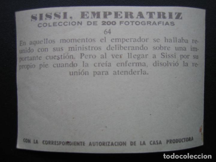 Coleccionismo cromos antiguos: Cromo Sissi Emperatriz - Foto 2