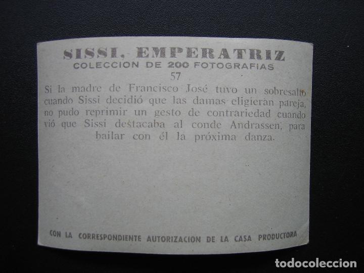 Coleccionismo cromos antiguos: Cromo Sissi Emperatriz - Foto 2