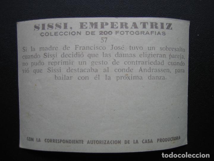 Coleccionismo cromos antiguos: Cromo Sissi Emperatriz - Foto 2