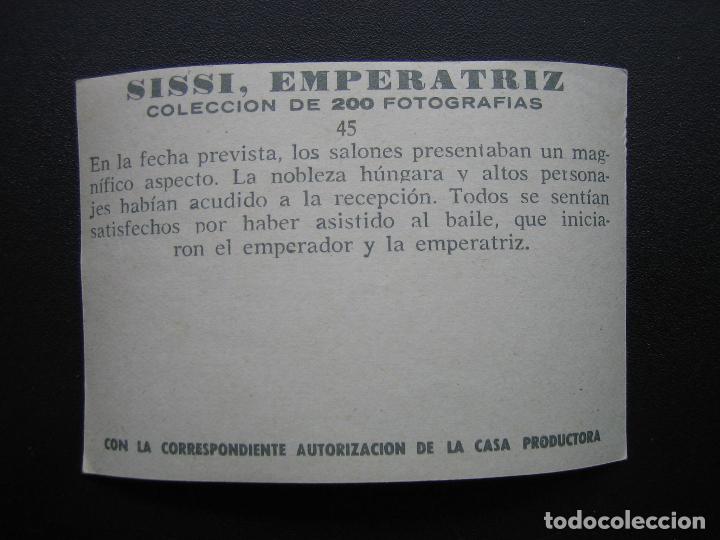 Coleccionismo cromos antiguos: Cromo Sissi Emperatriz - Foto 2