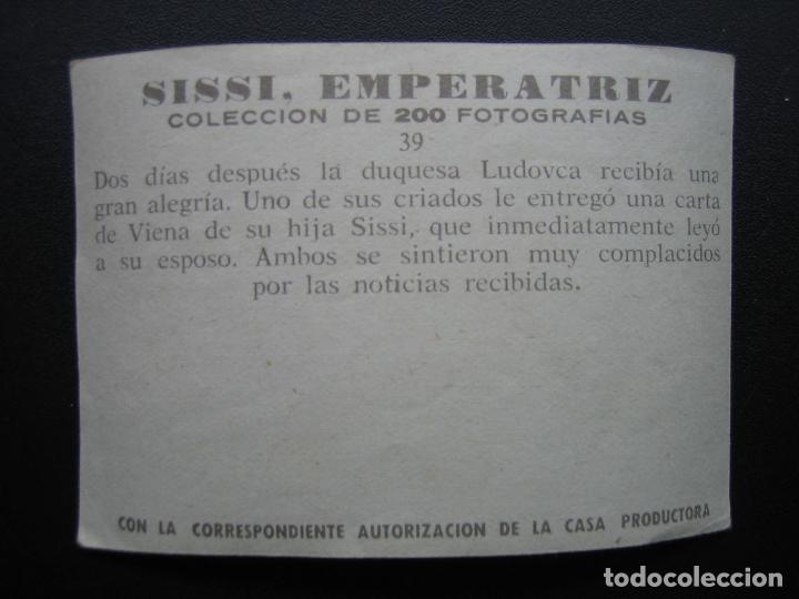 Coleccionismo cromos antiguos: Cromo Sissi Emperatriz - Foto 2