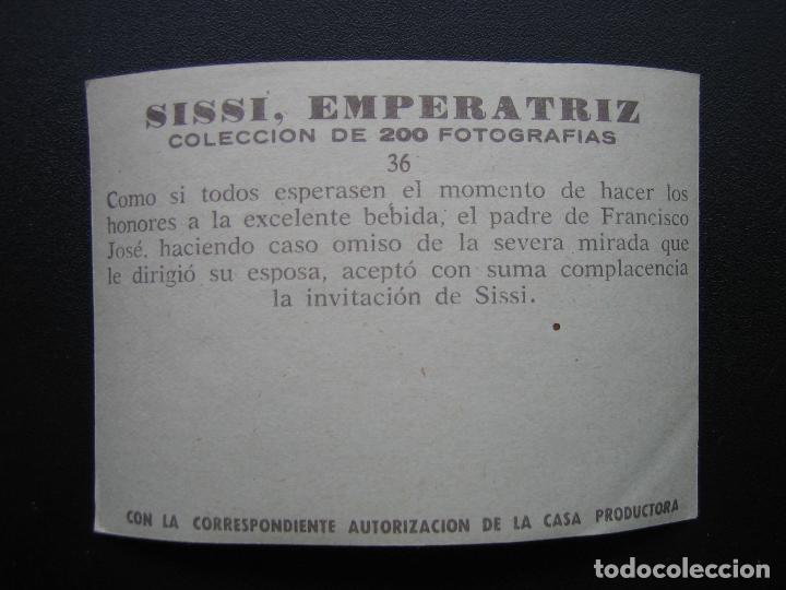Coleccionismo cromos antiguos: Cromo Sissi Emperatriz - Foto 2
