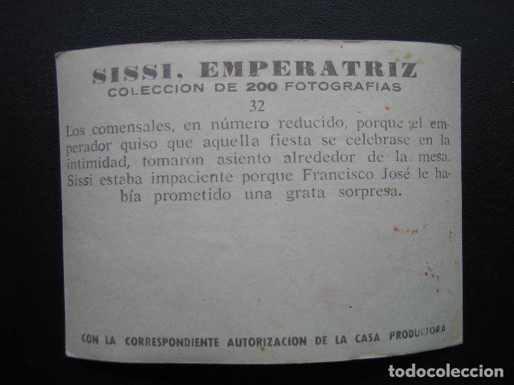 Coleccionismo cromos antiguos: Cromo Sissi Emperatriz - Foto 2