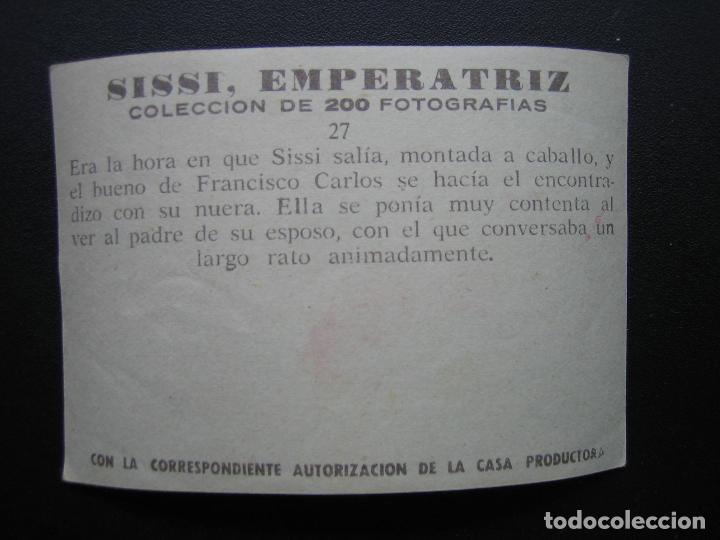 Coleccionismo cromos antiguos: Cromo Sissi Emperatriz - Foto 2