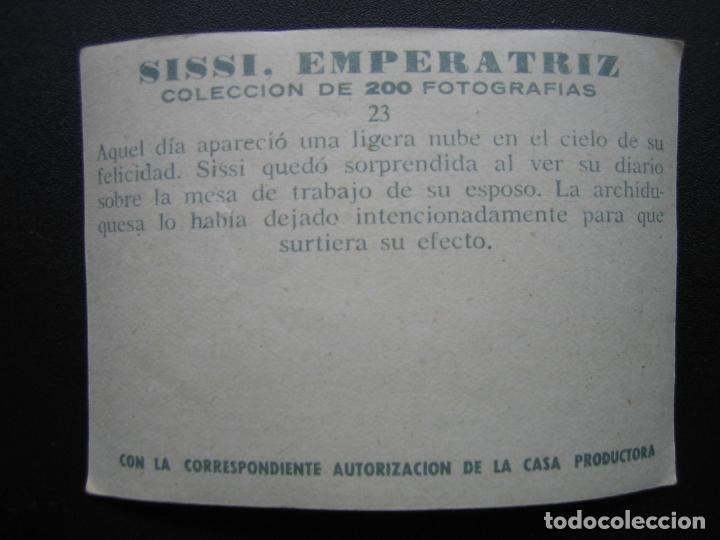 Coleccionismo cromos antiguos: Cromo Sissi Emperatriz - Foto 2