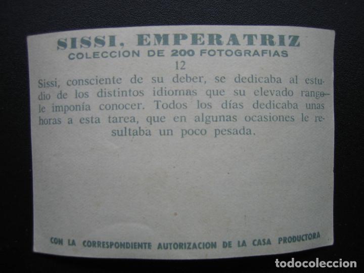 Coleccionismo cromos antiguos: Cromo Sissi Emperatriz - Foto 2