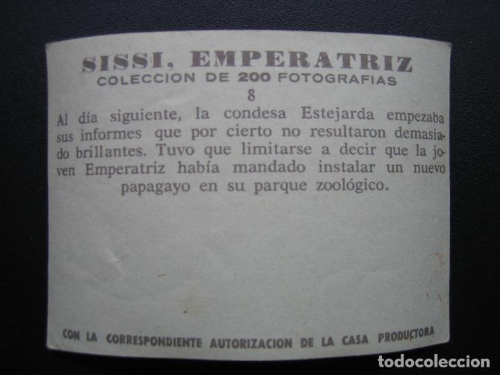 Coleccionismo cromos antiguos: Cromo Sissi Emperatriz - Foto 2