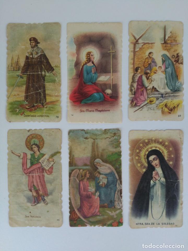 Coleccionismo cromos antiguos: Lote de 6 cromos religiosos - Foto 1