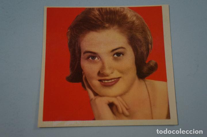 Coleccionismo Cromos antiguos: CROMO DE LOURDES SALVANS SOLA SIN PEGAR N&ordm; 138 DEL &Aacute;LBUM FAMOSOS DE LA CANCI&Oacute;N RADIO Y TELEVISI&Oacute;N