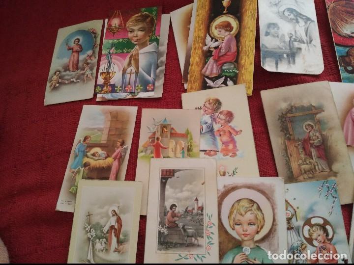 Coleccionismo cromos antiguos: 25 estampas comunion a&ntilde;os 60 - Foto 2