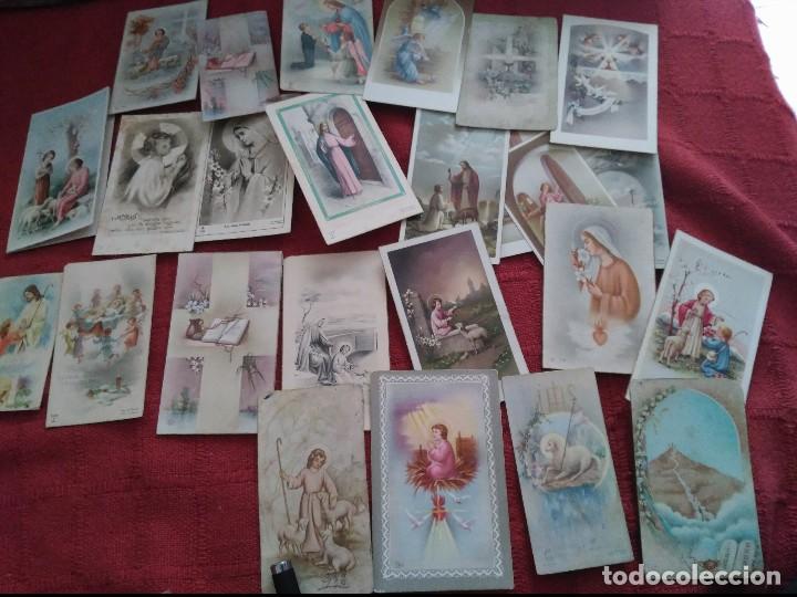 Coleccionismo cromos antiguos: 25 estampas de comunion a&ntilde;os 50 - Foto 1