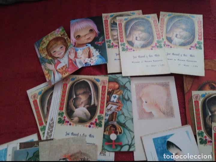 Coleccionismo cromos antiguos: 31 estampas comunion a&ntilde;os 70 y 80 - Foto 1