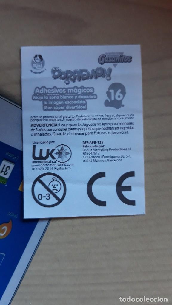 Coleccionismo cromos antiguos: doraemon gusanitos 16 - Foto 2